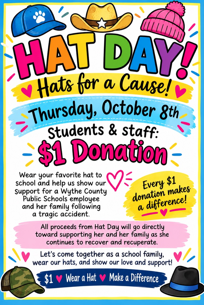 Hat Day October 8th