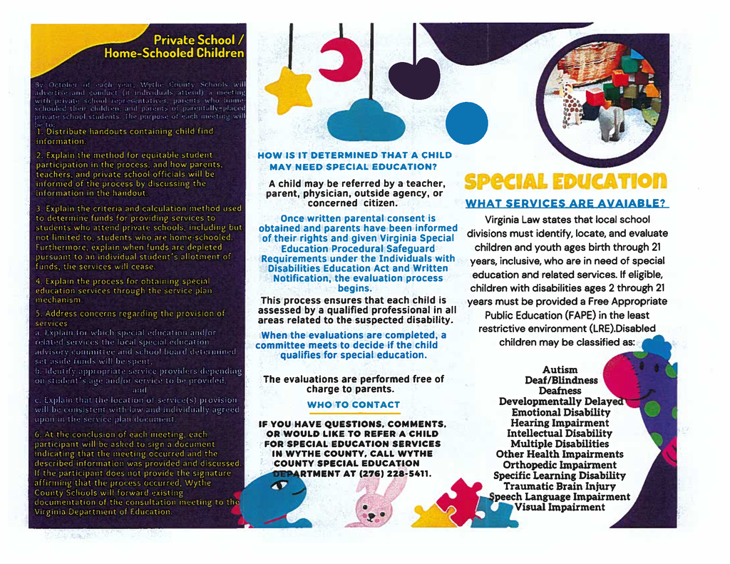 Child Find Brochure