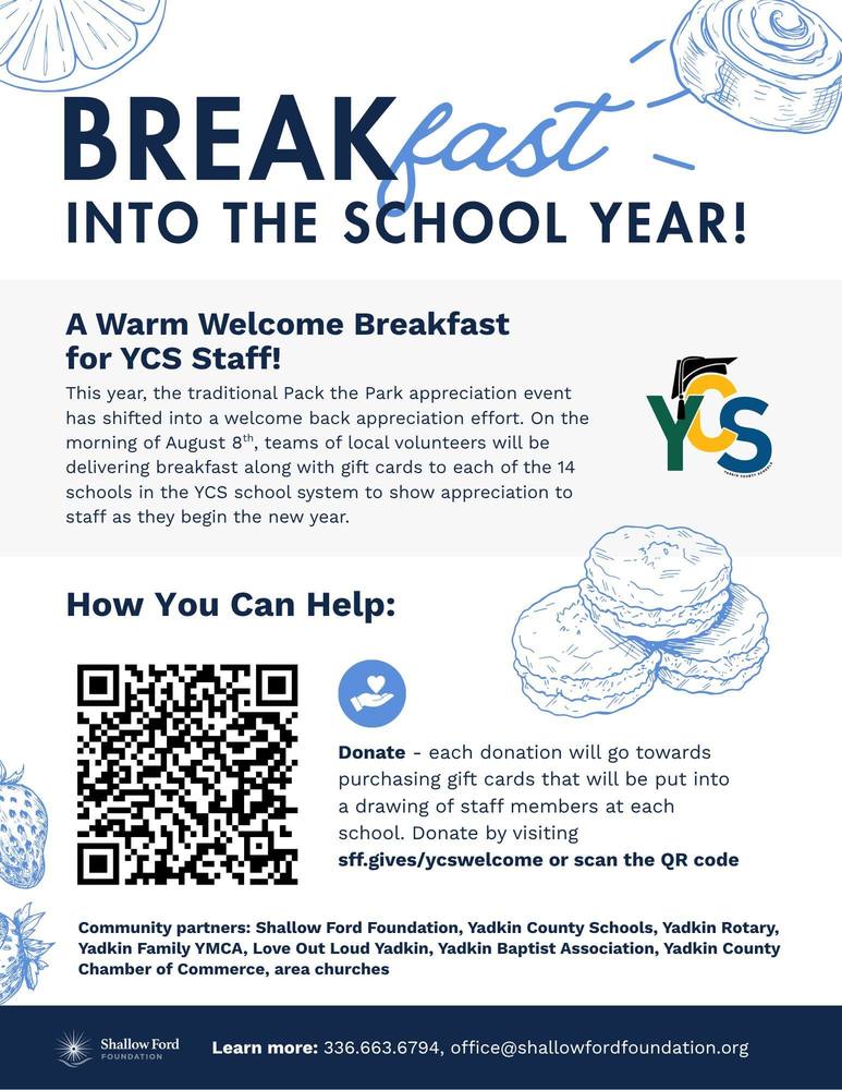 Breakfast into the School year