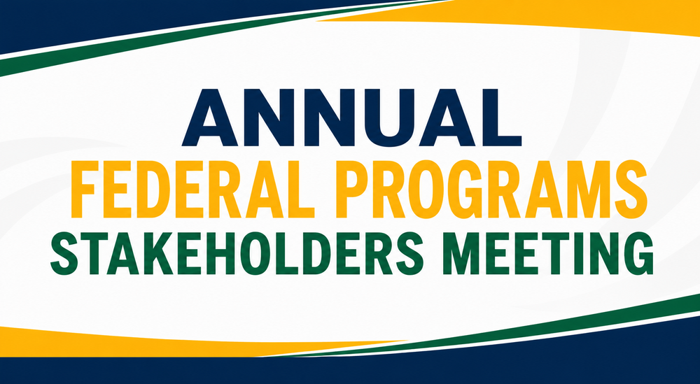 Federal Programs meeting graphic