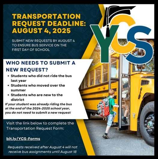 Transportation request flyer