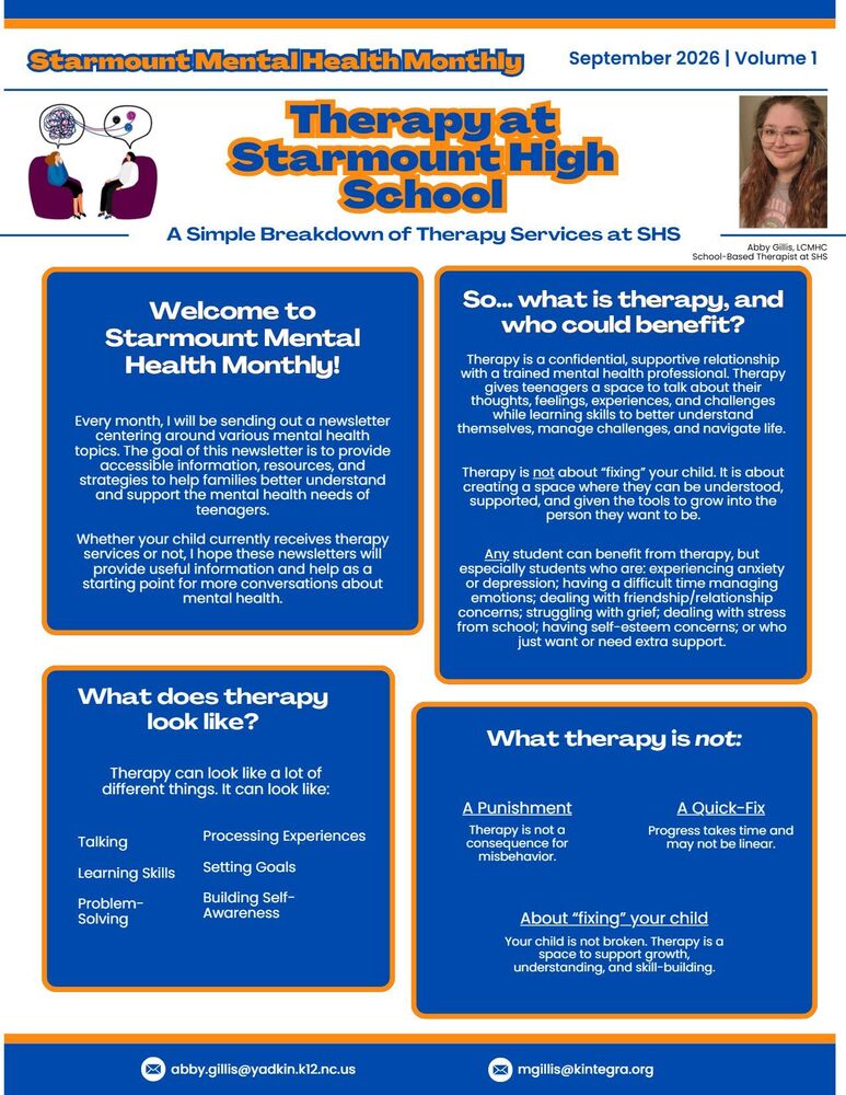 School Based Therapy Newsletter