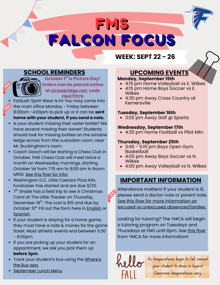 9/22 Newsletter