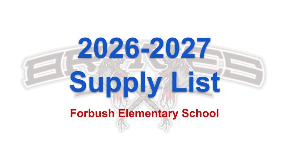 supply list cover