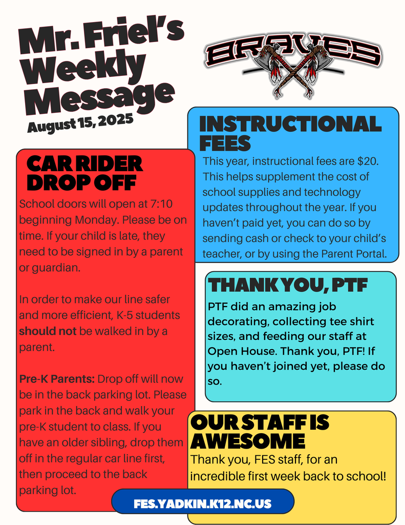 Principal's weekly message