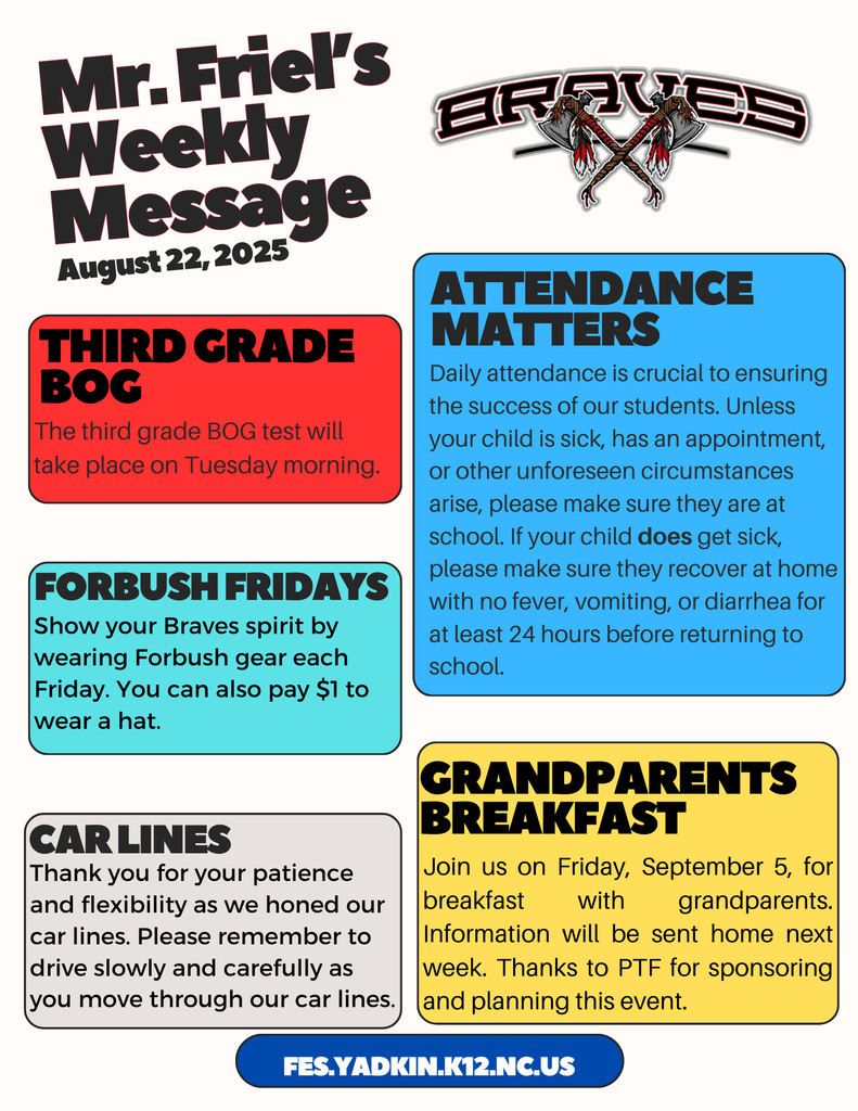 Principal's weekly message