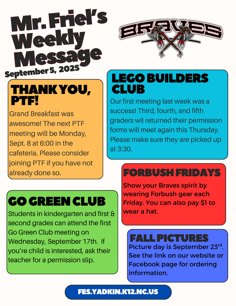 Principal's weekly message