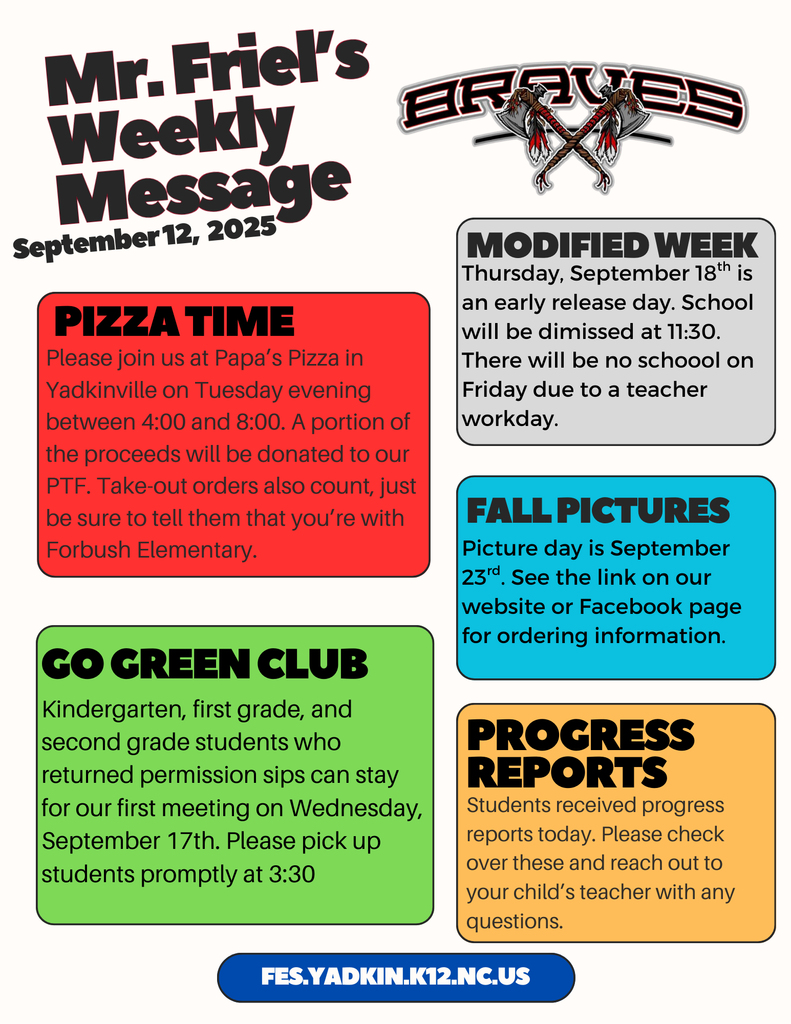 Principal's weekly message