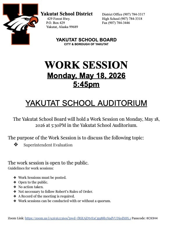 5/18/26 Worksession