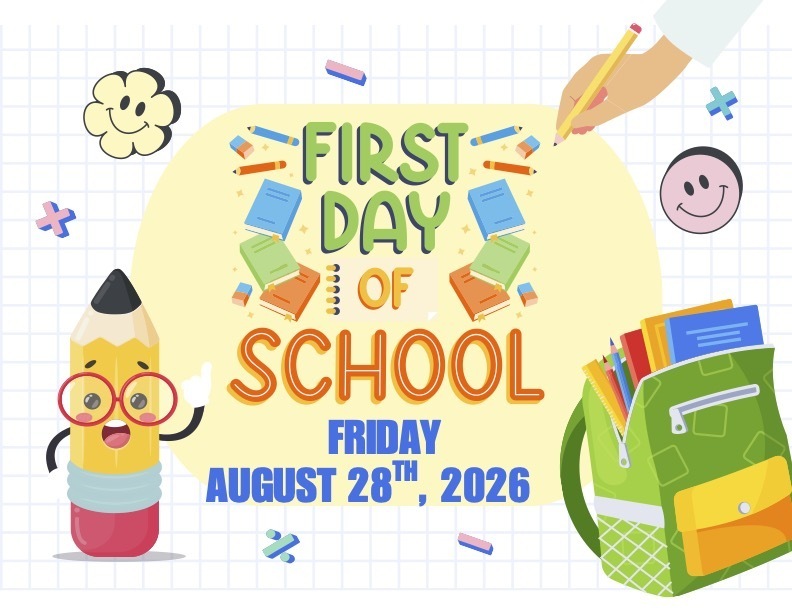First day of school poster