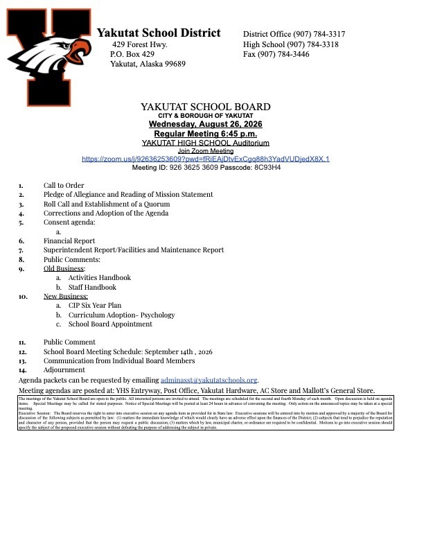 school board meeting
