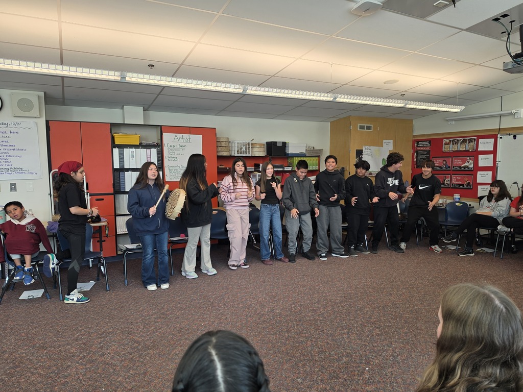 Singing in response to our friends who sang for us.