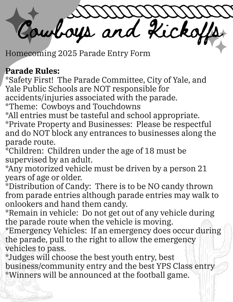 parade rules