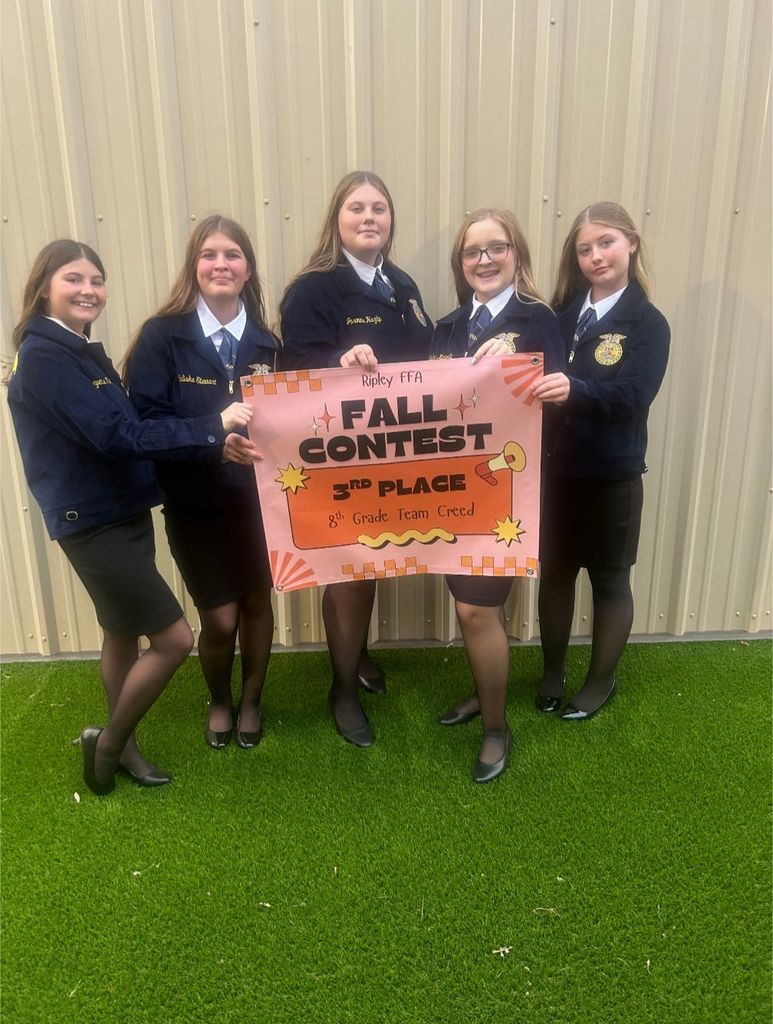 Yale FFA  Fall Contest 3rd place