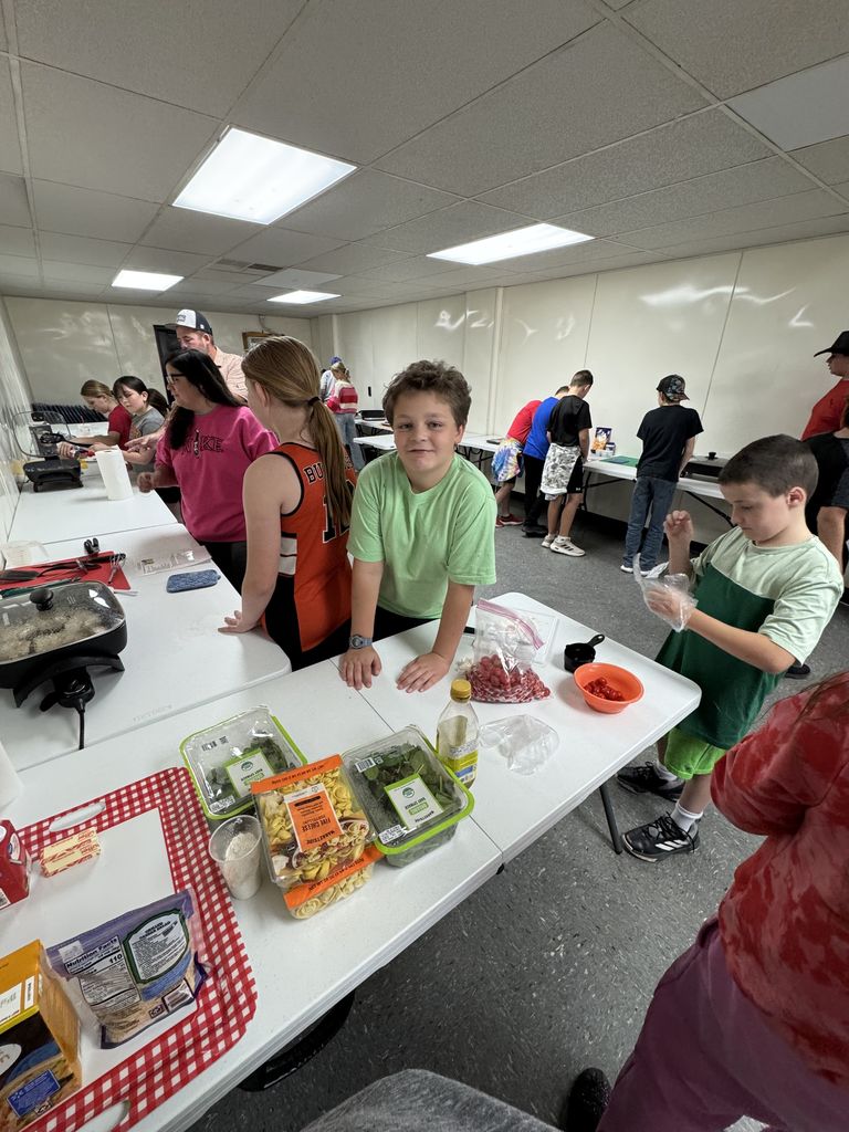 cooking class for fifth graders