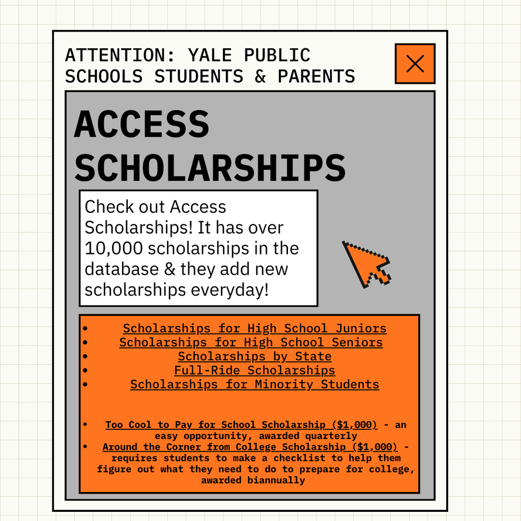Access Scholarships flyer