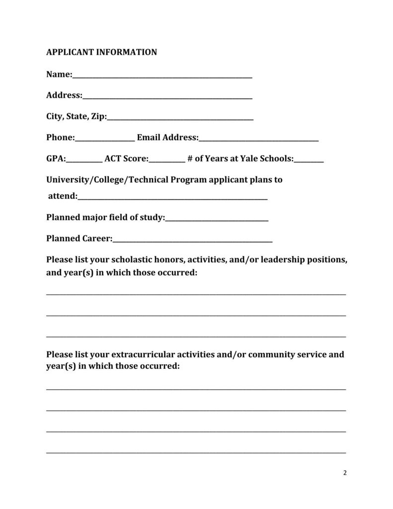 Scholarship Flyer