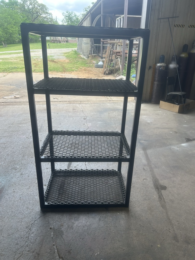 metal shelf