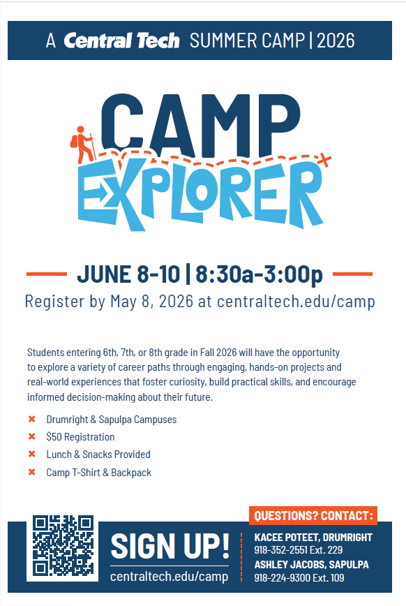 Central Tech Camp Flyer