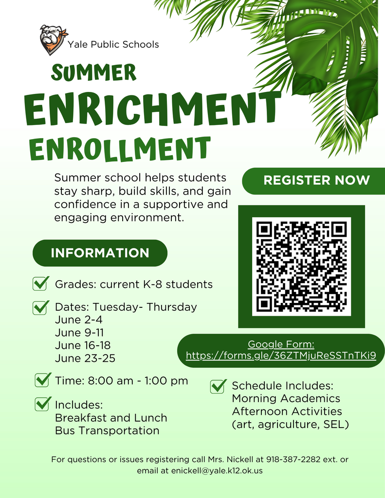 Summer Enrichment Flyer