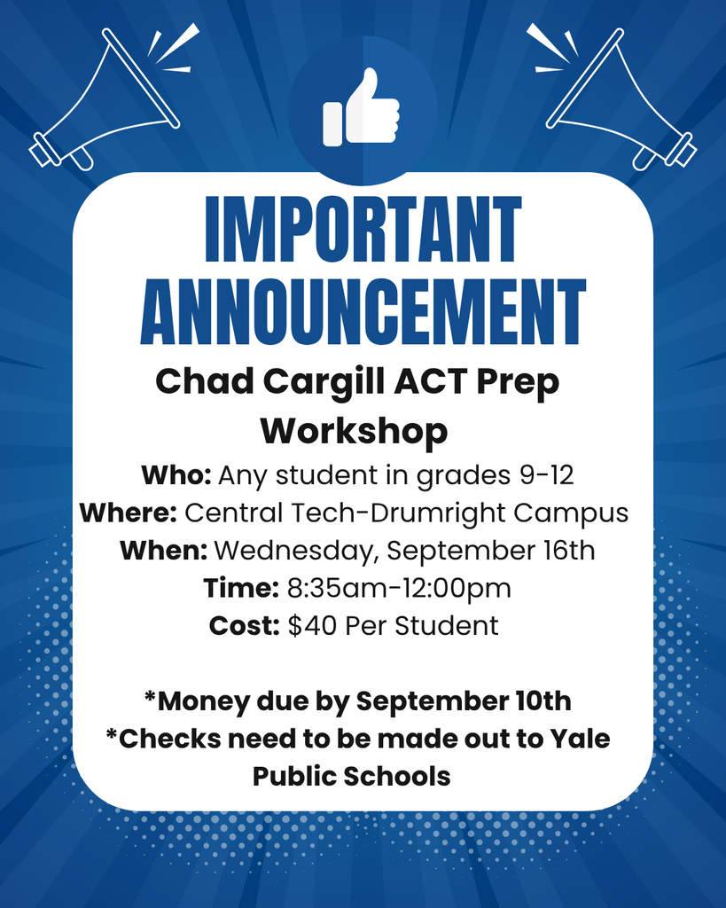 Chad Cargill ACT Prep flyer