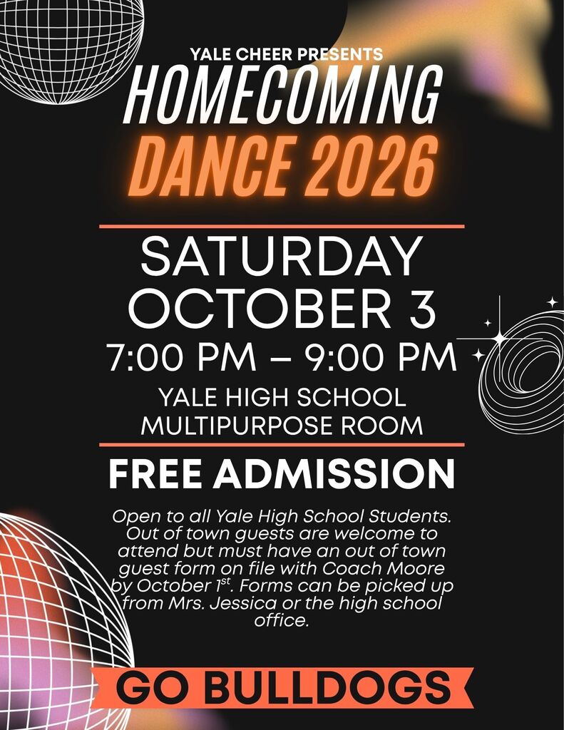 Homecoming Dance flyer