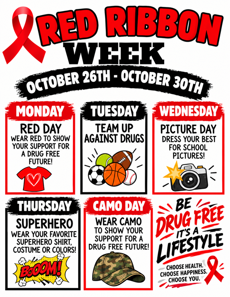 Red Ribbon Week Flyer