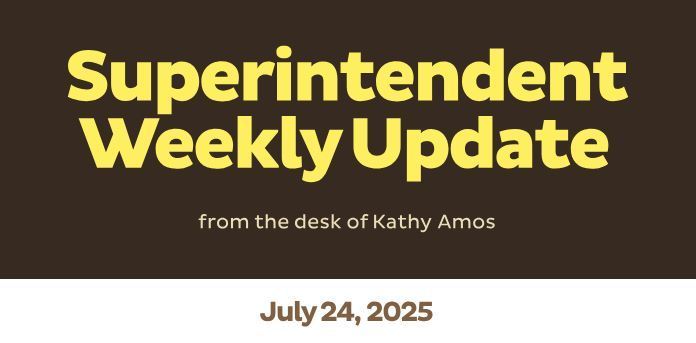 weekly update 7/24/25
