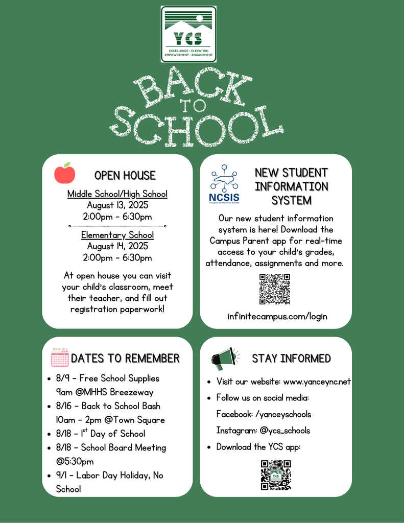 back to school information