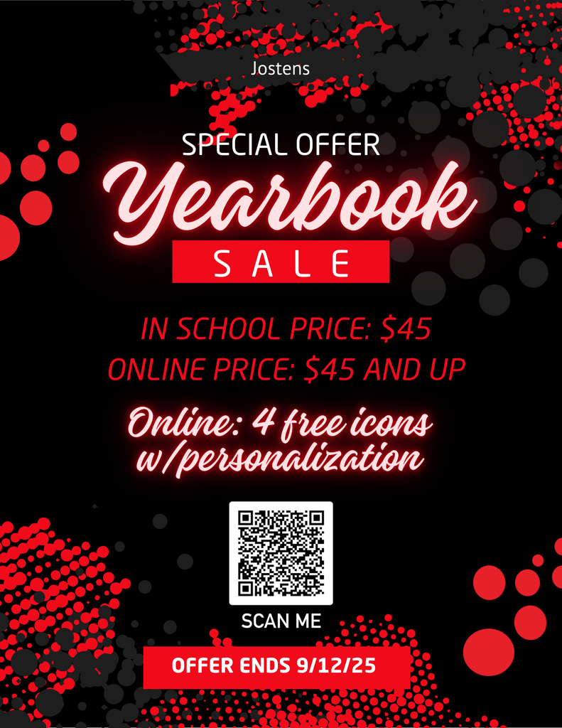 Yearbook sale flyer