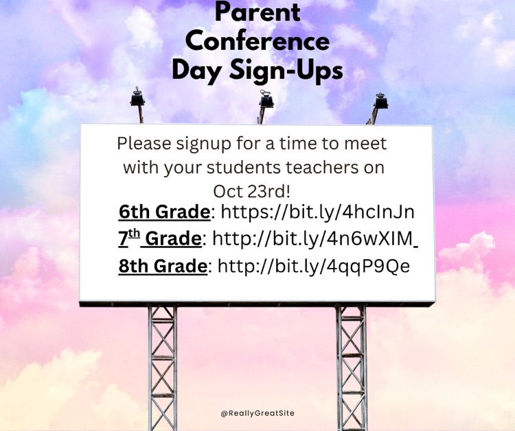 Parent conference day sign ups