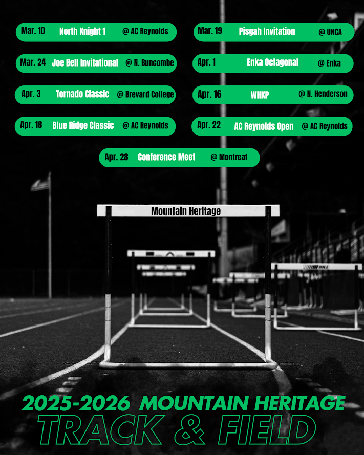 2026 MHHS Track Schedule