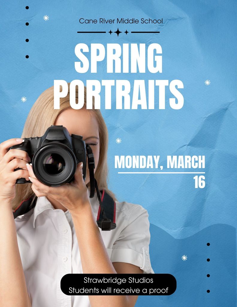 Spring portrait information flyer
