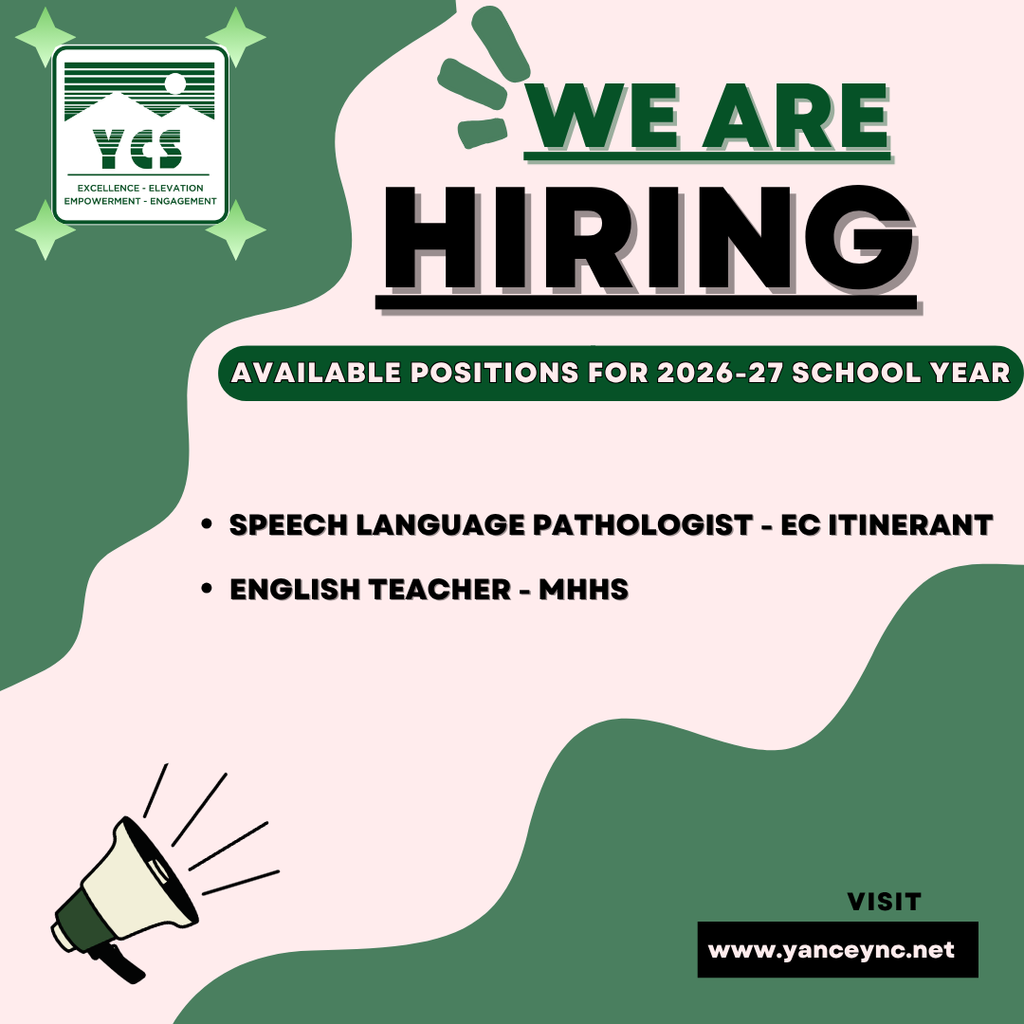 we are hiring, speech language pathologist - ec itinerant, english teacher - mhhs