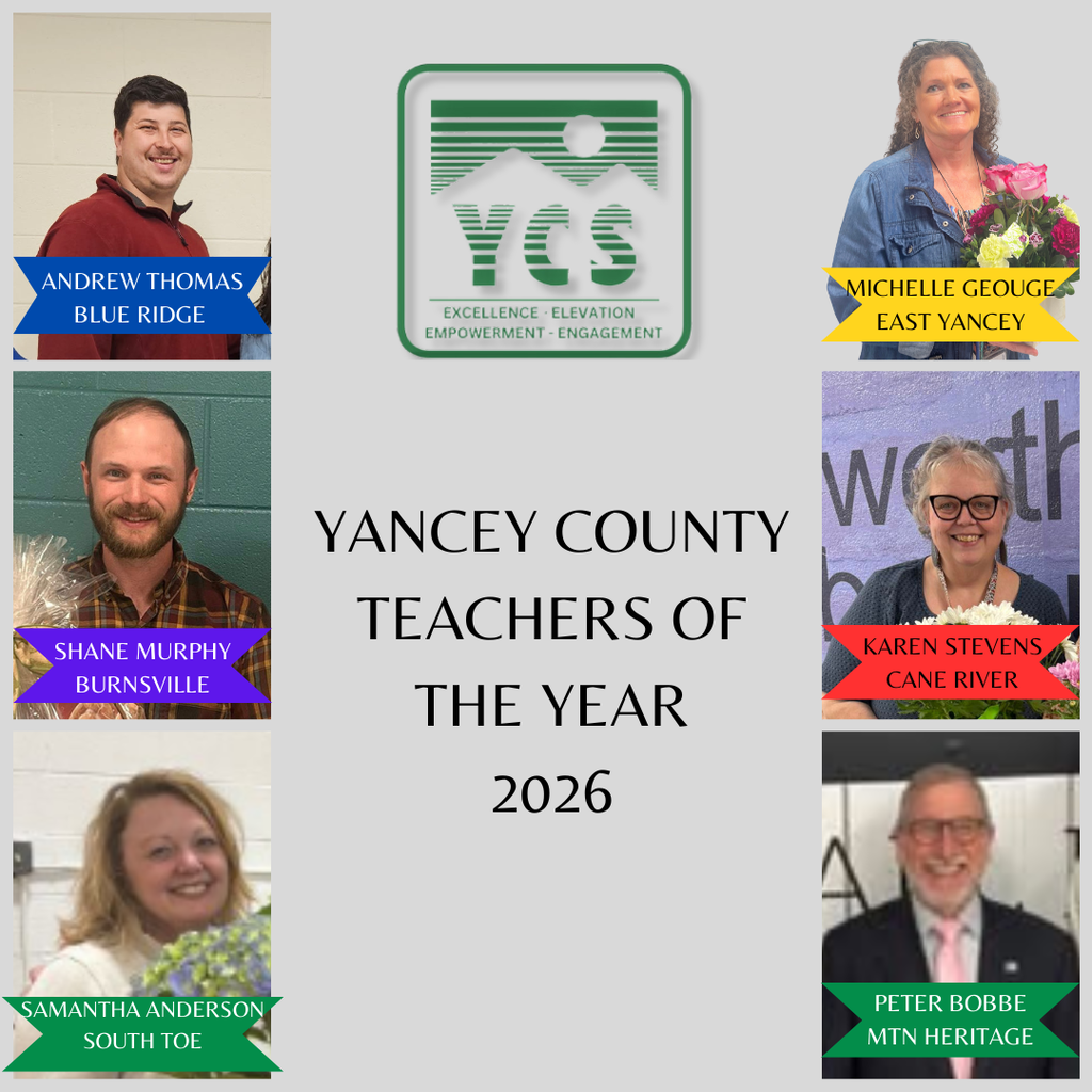 Yancey County teachers of the year 2026