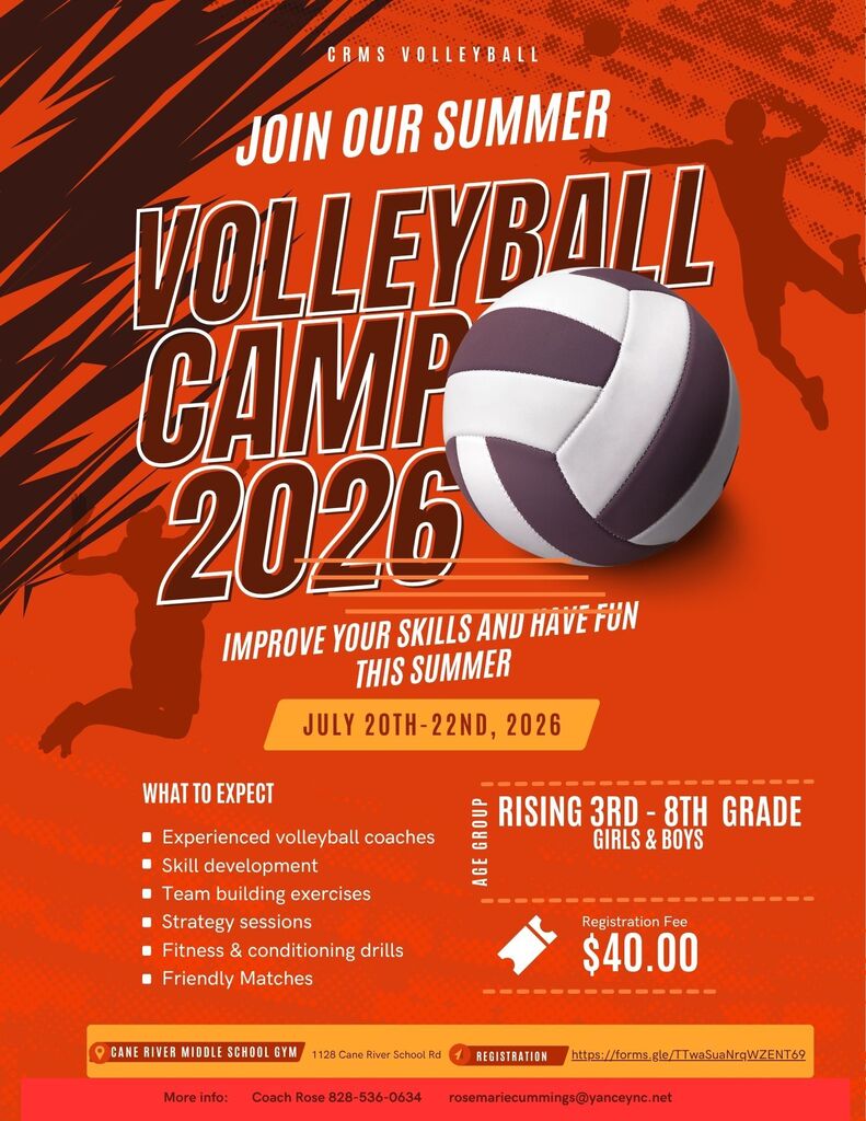 volleyball camp flyer