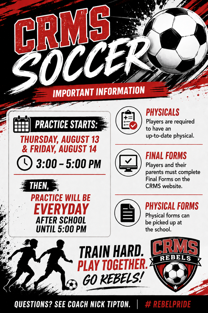 Soccer information flyer