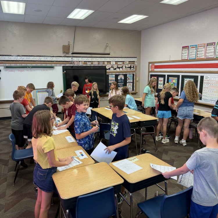 1st day in Mrs. Auch’s class. 