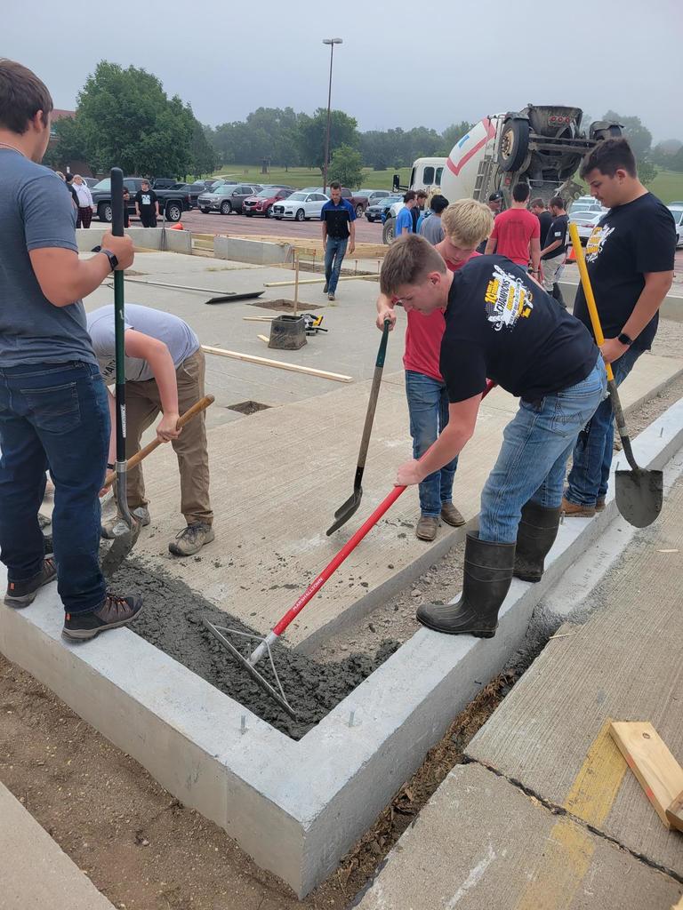 Construction Trades Class concrete