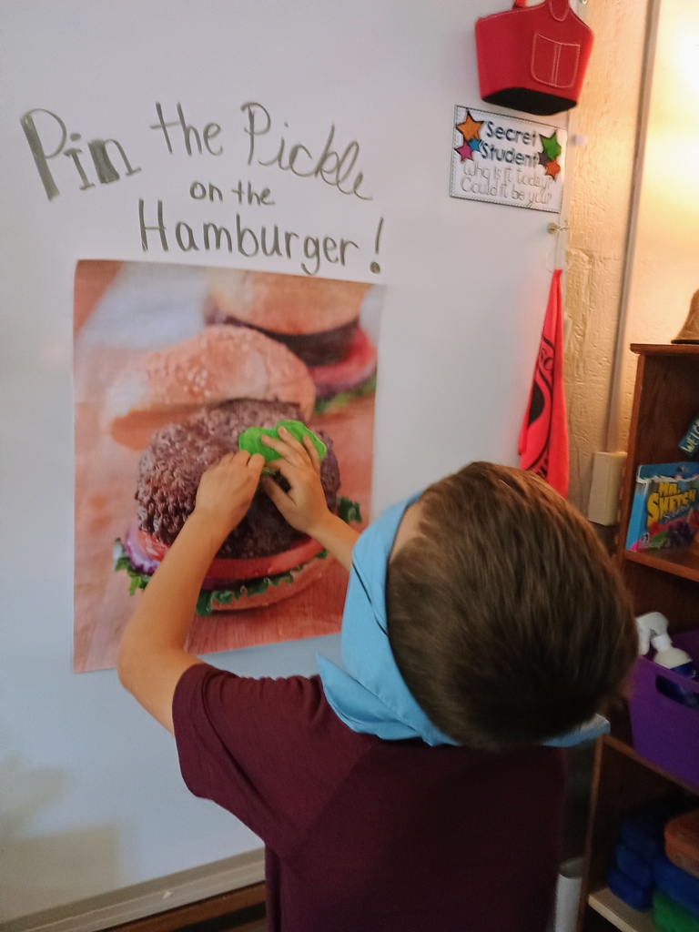 pin the pickle on the hamburger