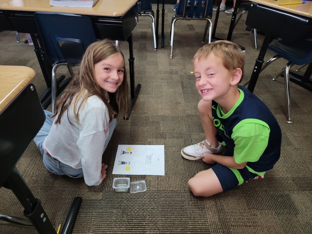 students practicing 