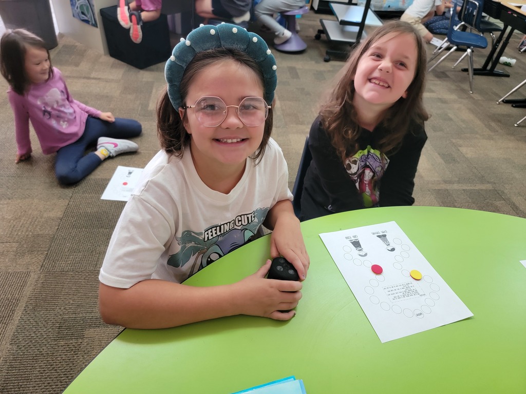 students practicing math 
