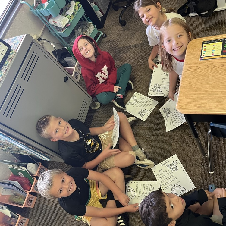 Mrs. Vlasman's Beadle 2nd graders are practicing their reading fluency with bat poetry.