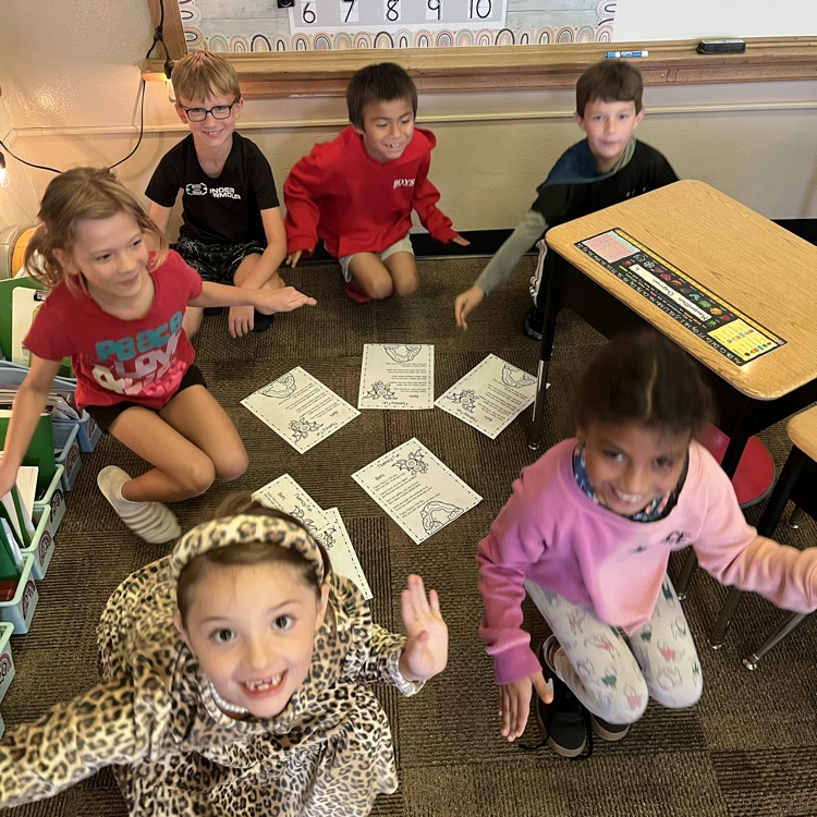 Mrs. Vlasman's Beadle 2nd graders are practicing their reading fluency with bat poetry.