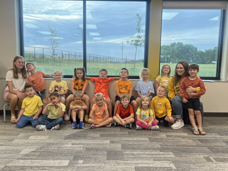 orange and yellow