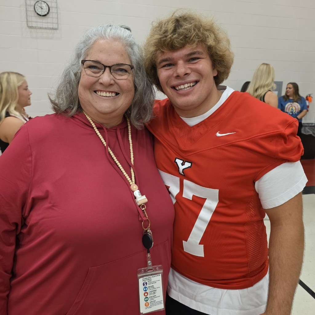 Mrs. C and one of her favorite Bucks!