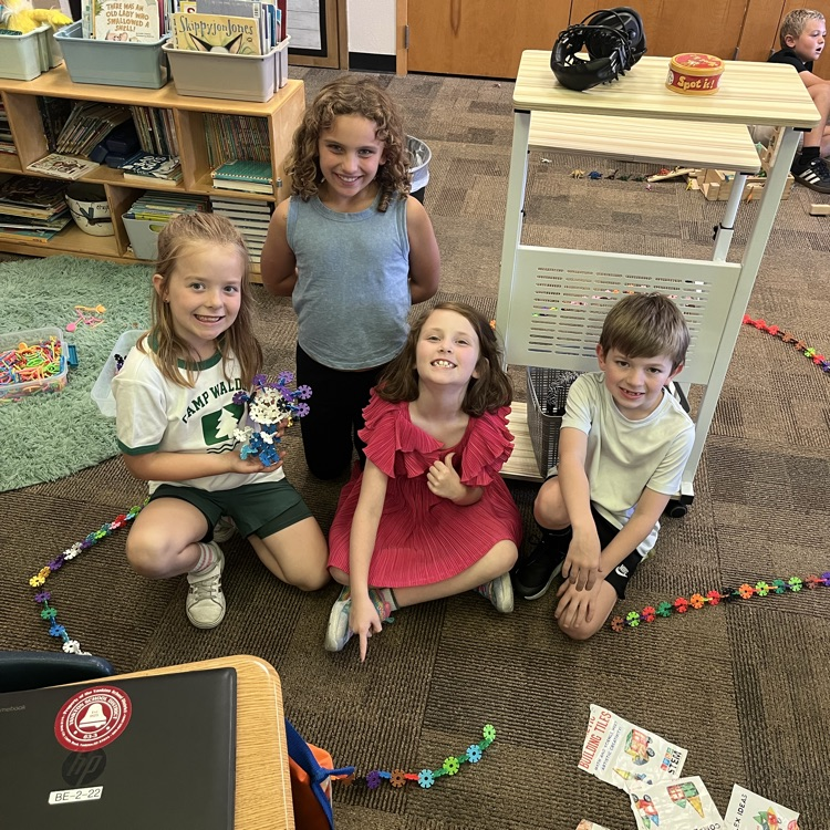 Mrs. Vlasman's Beadle 2nd graders enjoyed their first STEM/center time today.