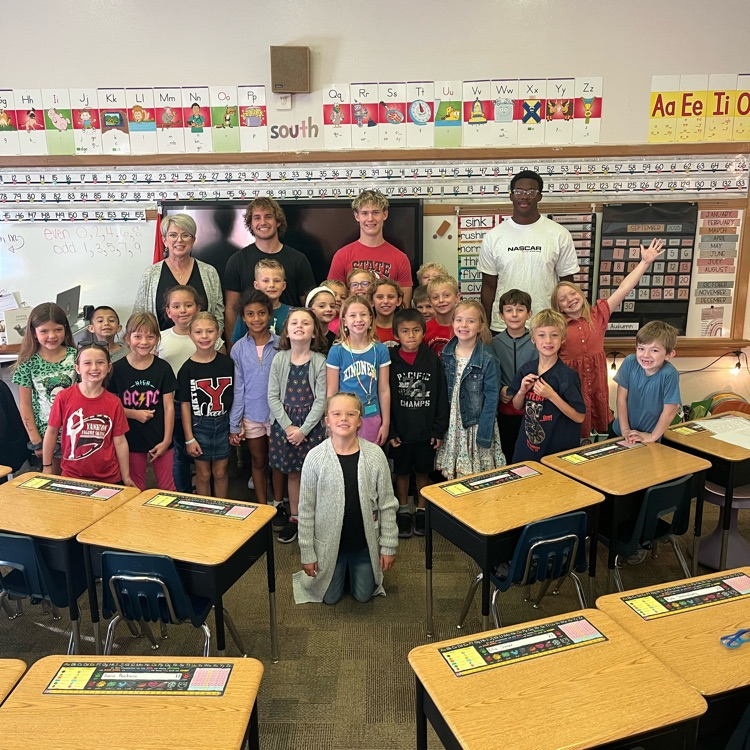  Visit from some favorite, former Beadle bugs AND twinning like a teacher in Mrs. Vlasman's 2nd grade.