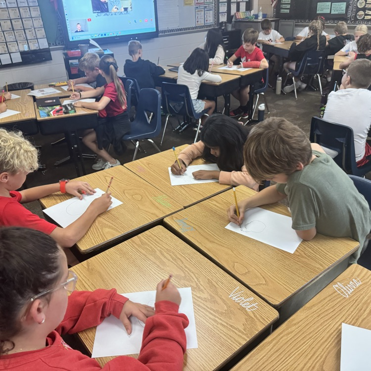 Mrs. Lukkes's 4th graders at Beadle enjoyed hearing author Jeffrey Brown read from one of his graphic novels. He also shared about writing his graphic novel about the Hulk and then gave a quick lesson on how to draw the Hulk.