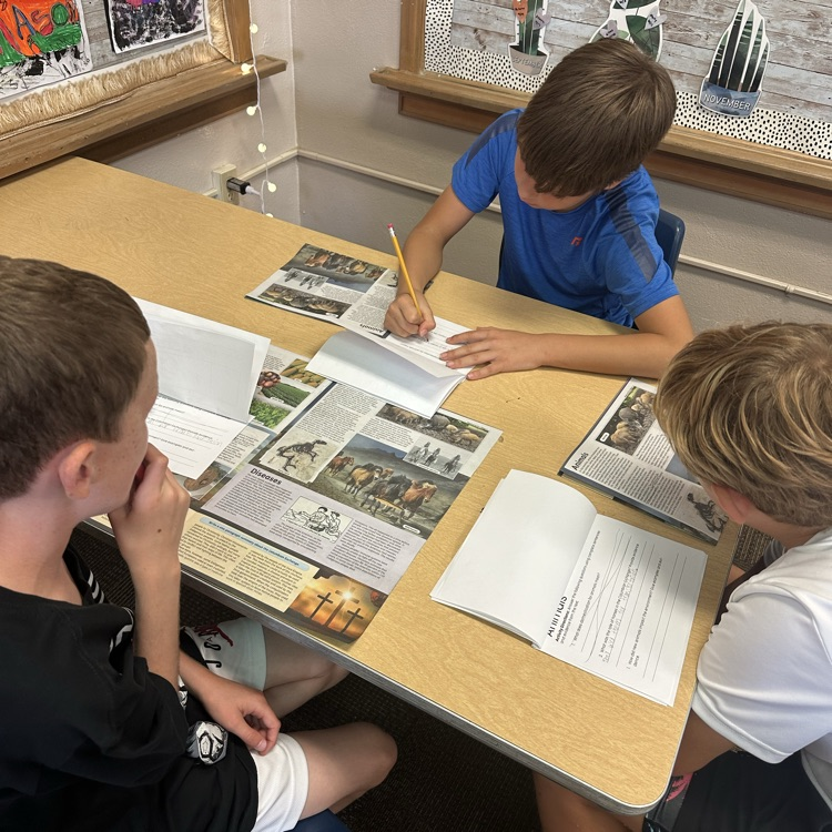 Mrs. Sayler's 5th graders at Beadle have been learning about the Colombian Exchange this week!